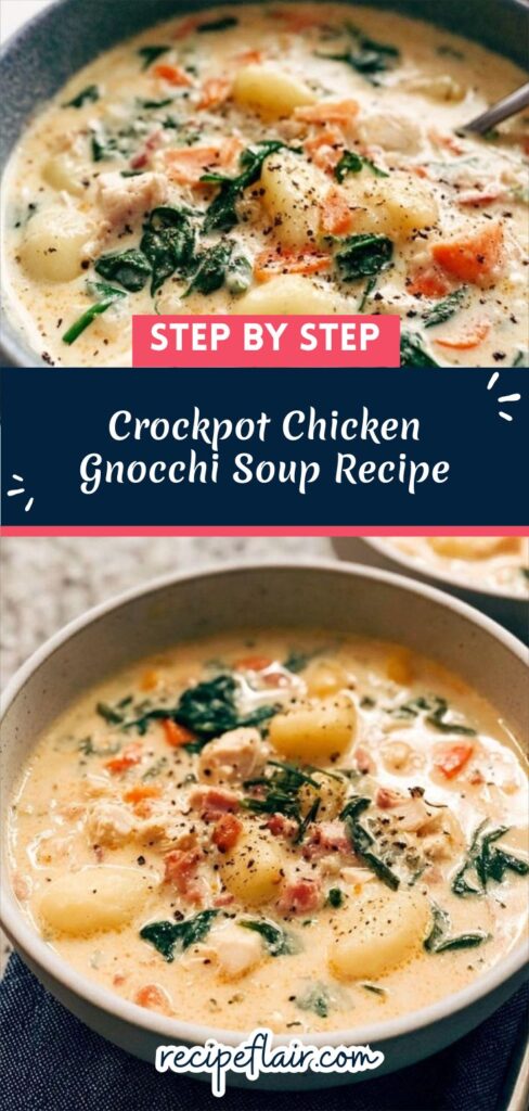 Crockpot Chicken Gnocchi Soup Recipe