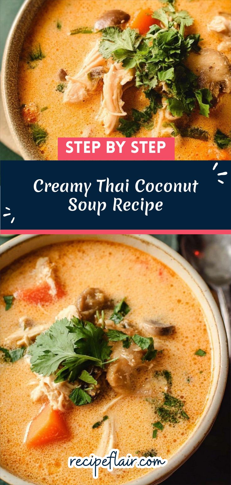 Creamy Thai Coconut Soup Recipe