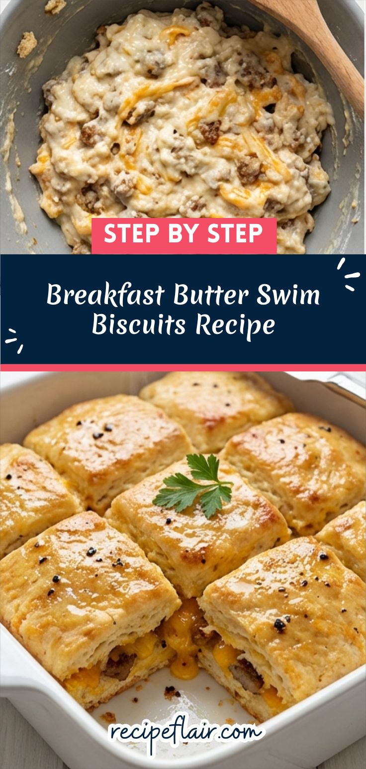 Breakfast Butter Swim Biscuits Recipe