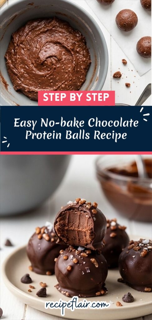 Easy No-bake Chocolate Protein Balls Recipe