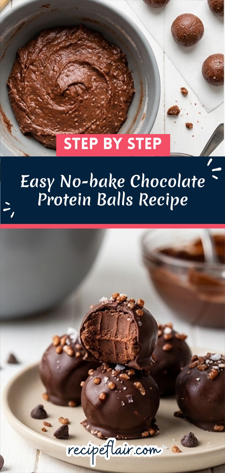 Easy No-bake Chocolate Protein Balls Recipe