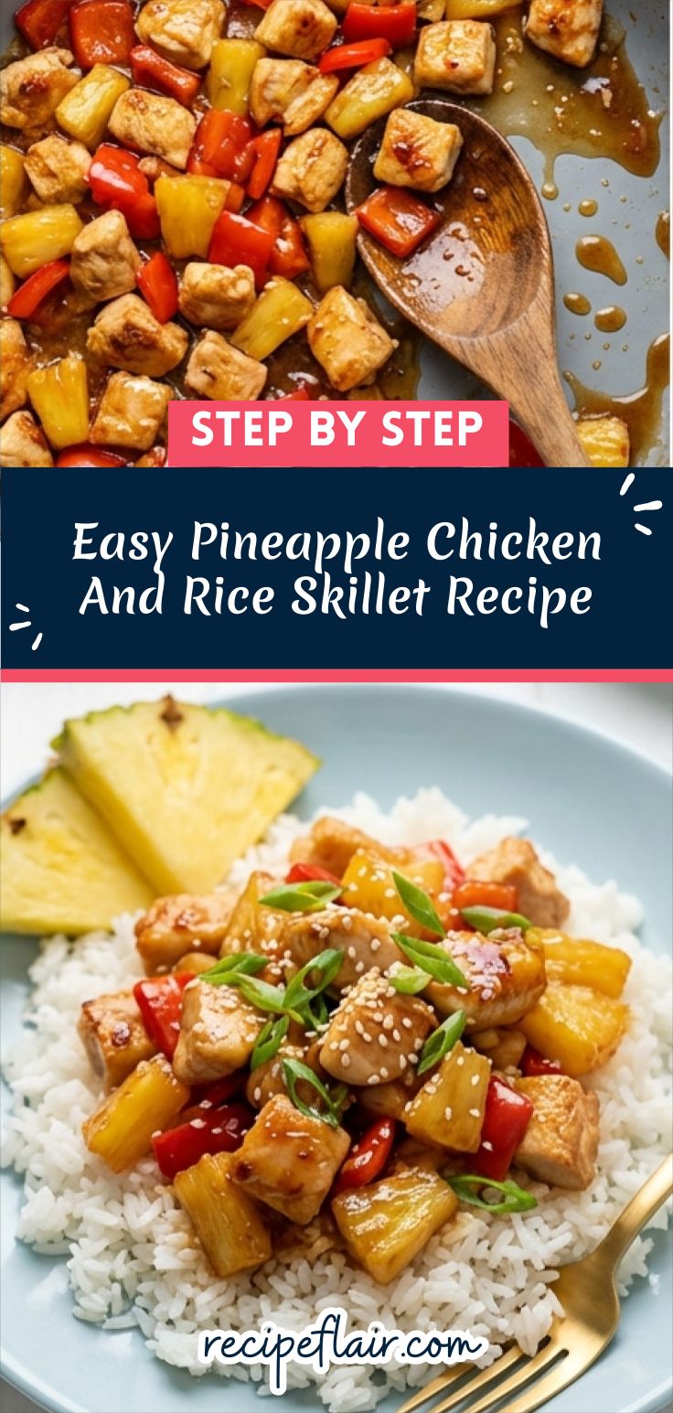 Easy Pineapple Chicken And Rice Skillet Recipe