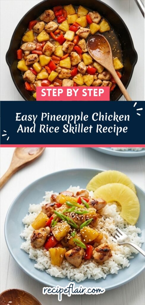 Easy Pineapple Chicken And Rice Skillet Recipe
