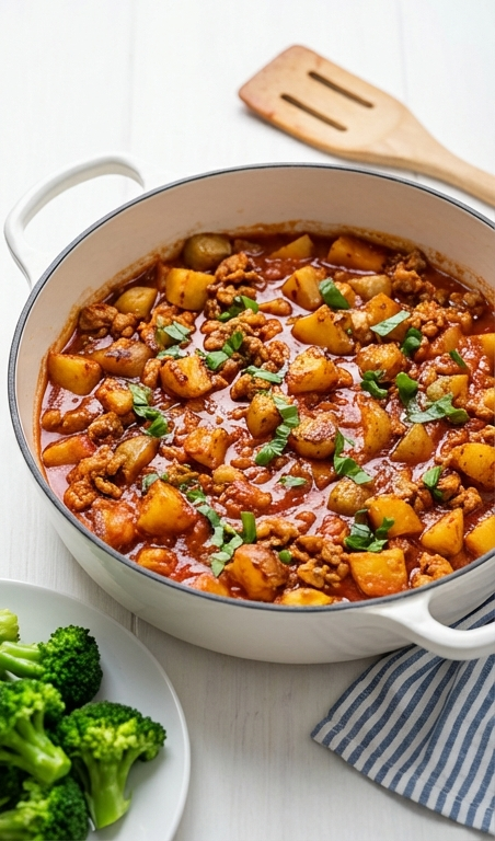 Easy Ground Turkey and Potato Skillet Recipe for Busy Families