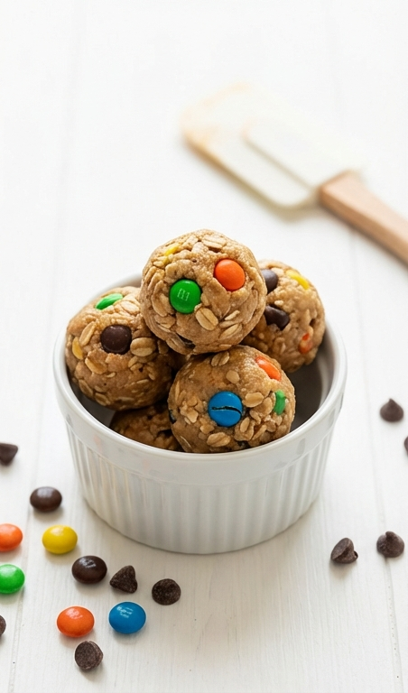 Monster Cookie Protein Balls Recipe for Healthy Snack Cravings