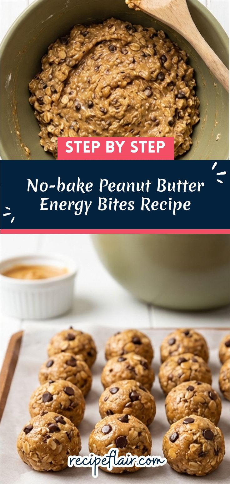 No-bake Peanut Butter Energy Bites Recipe