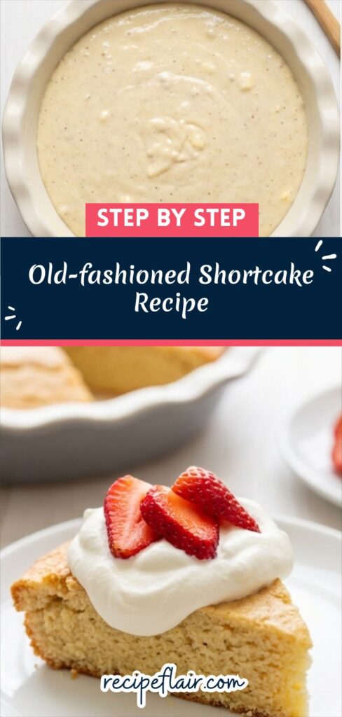 Old-fashioned Shortcake Recipe