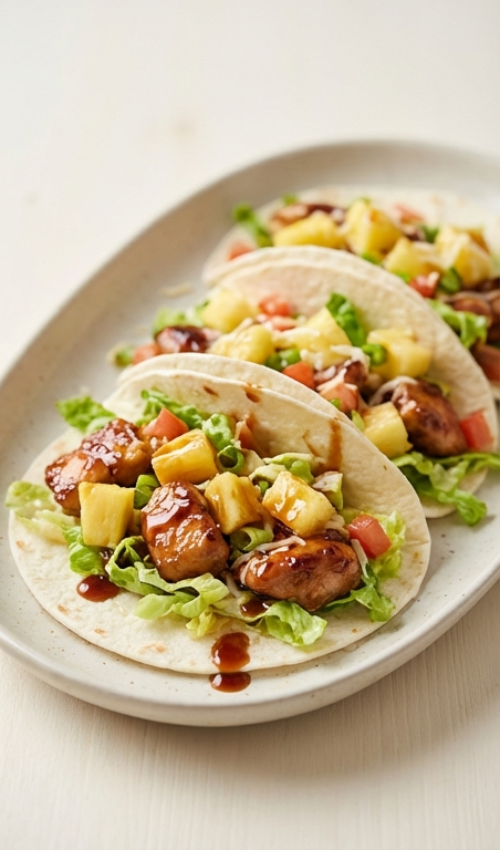 Sweet and Tangy Chicken Pineapple Recipe for Easy Tacos