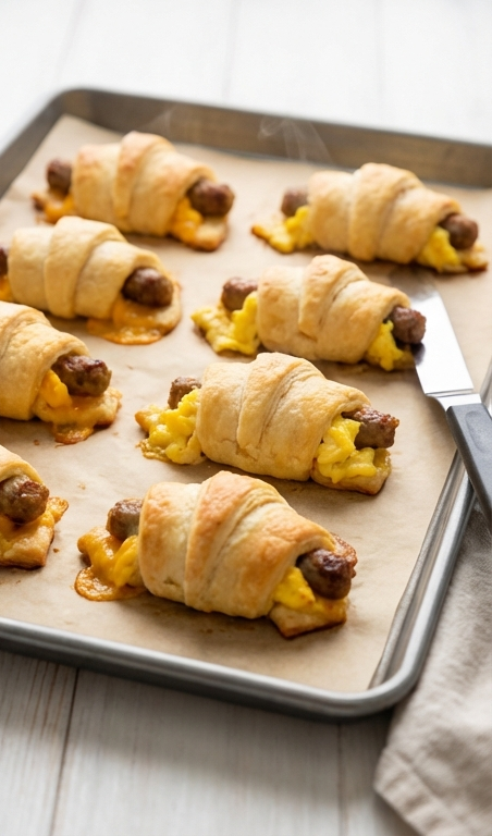 Easy Sausage and Egg Roll Ups Recipe for Breakfast Ideas