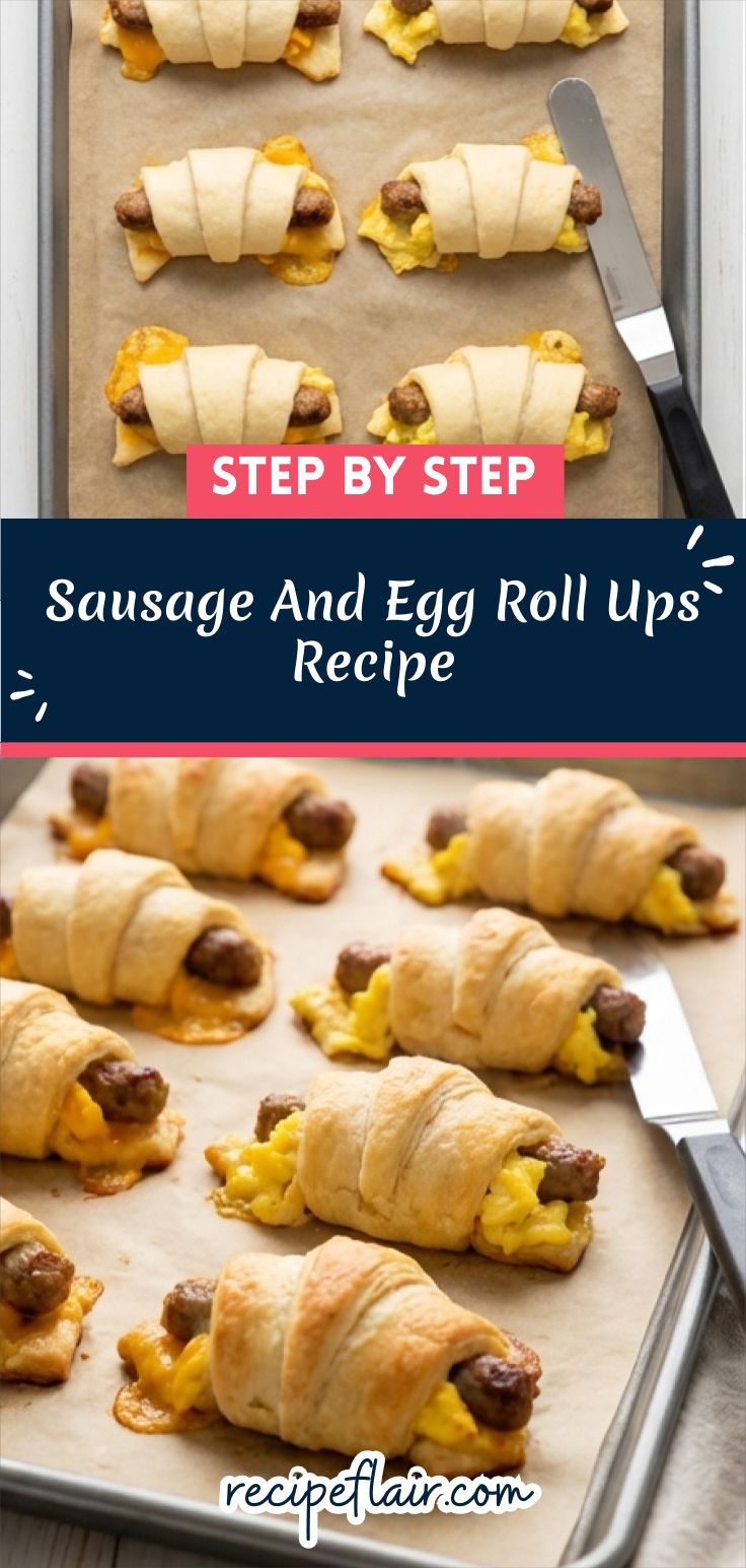 Sausage And Egg Roll Ups Recipe