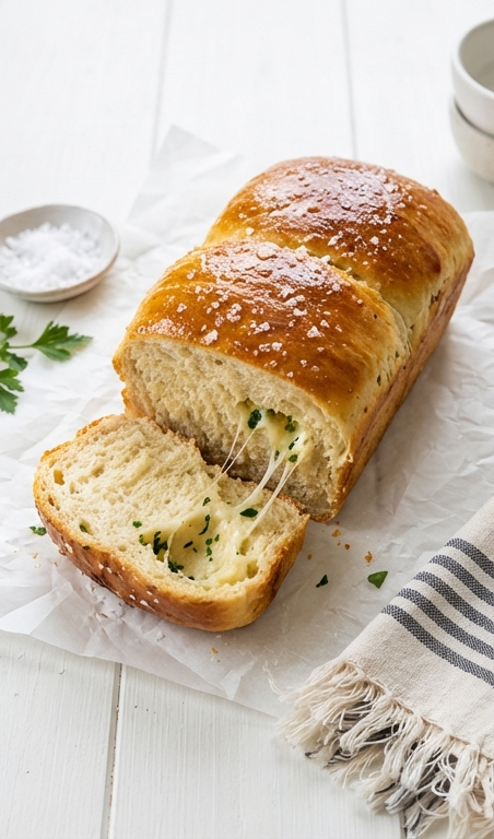 Easy Sourdough Discard Garlic Pull Apart Bread Recipe for Families