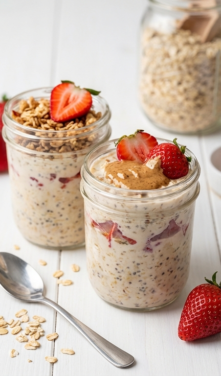 Strawberry Overnight Oats Recipe for Easy Healthy Breakfasts