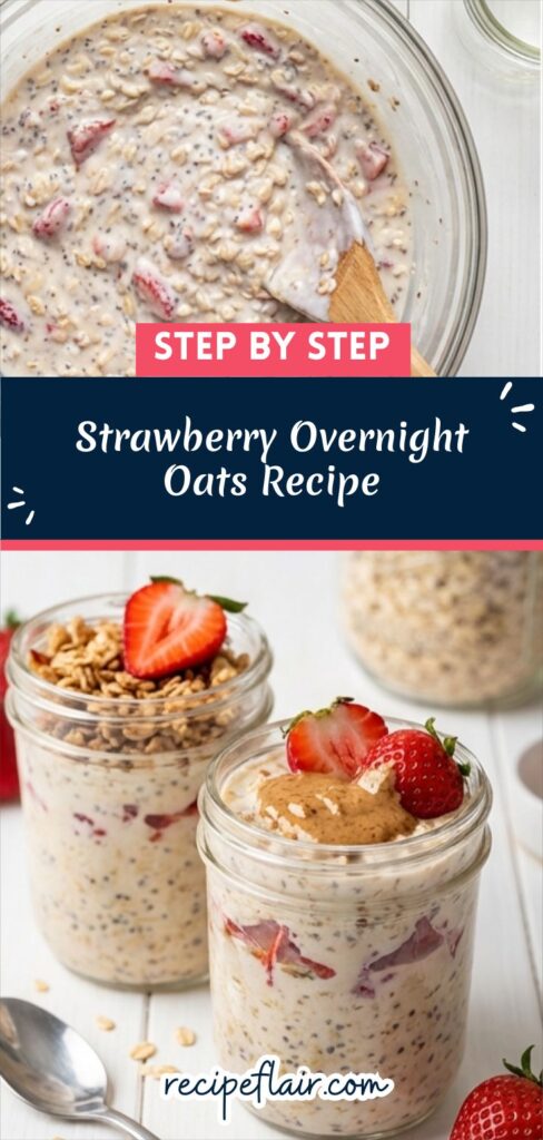 Strawberry Overnight Oats Recipe