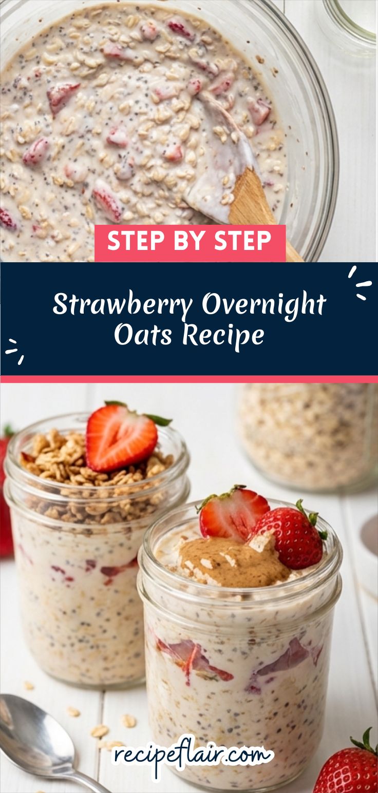 Strawberry Overnight Oats Recipe