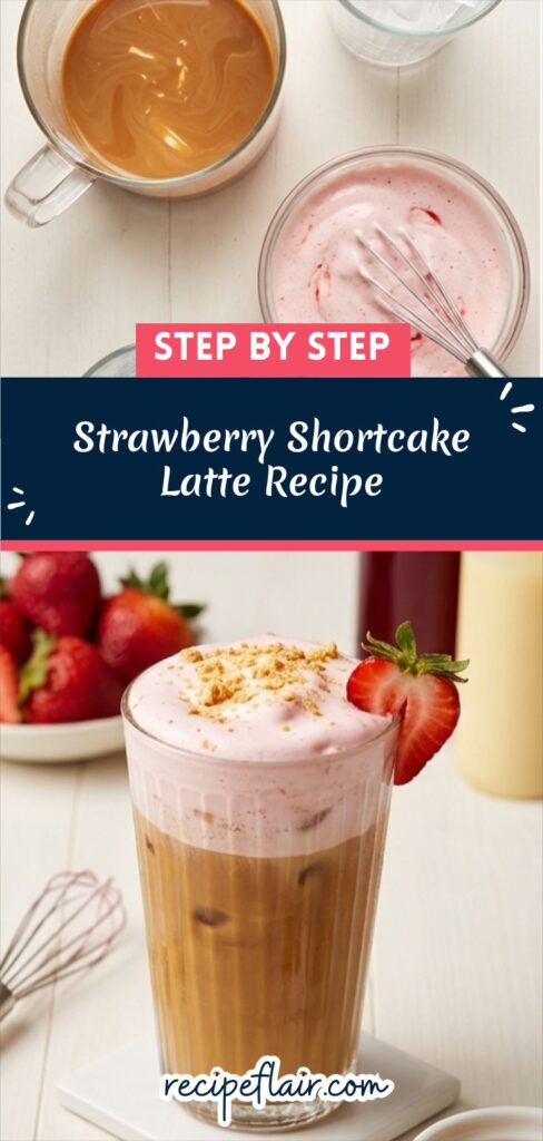 Strawberry Shortcake Latte Recipe