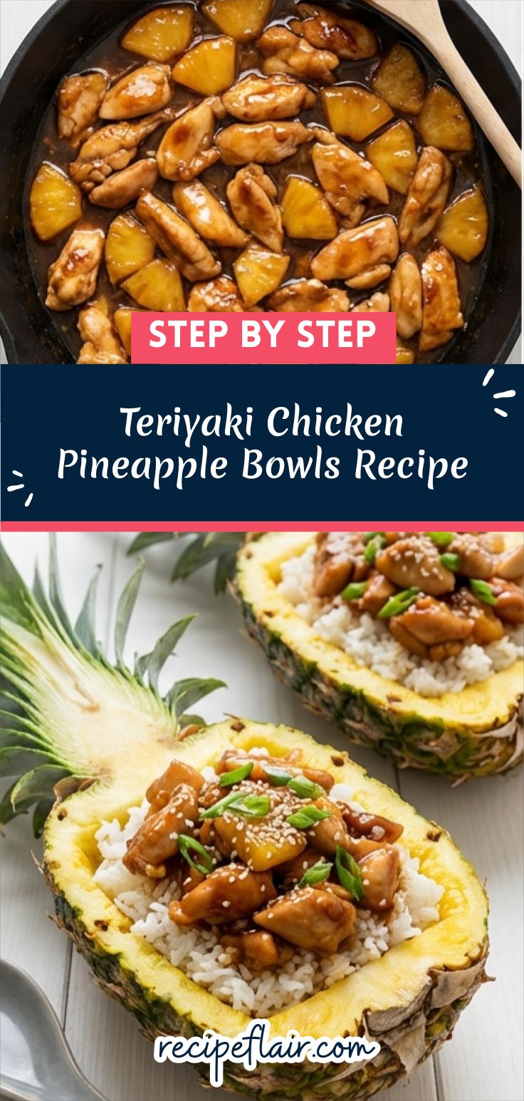 Teriyaki Chicken Pineapple Bowls Recipe