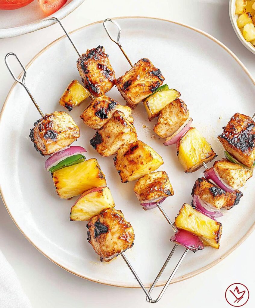 Bbq Pineapple Chicken Kabobs Recipe