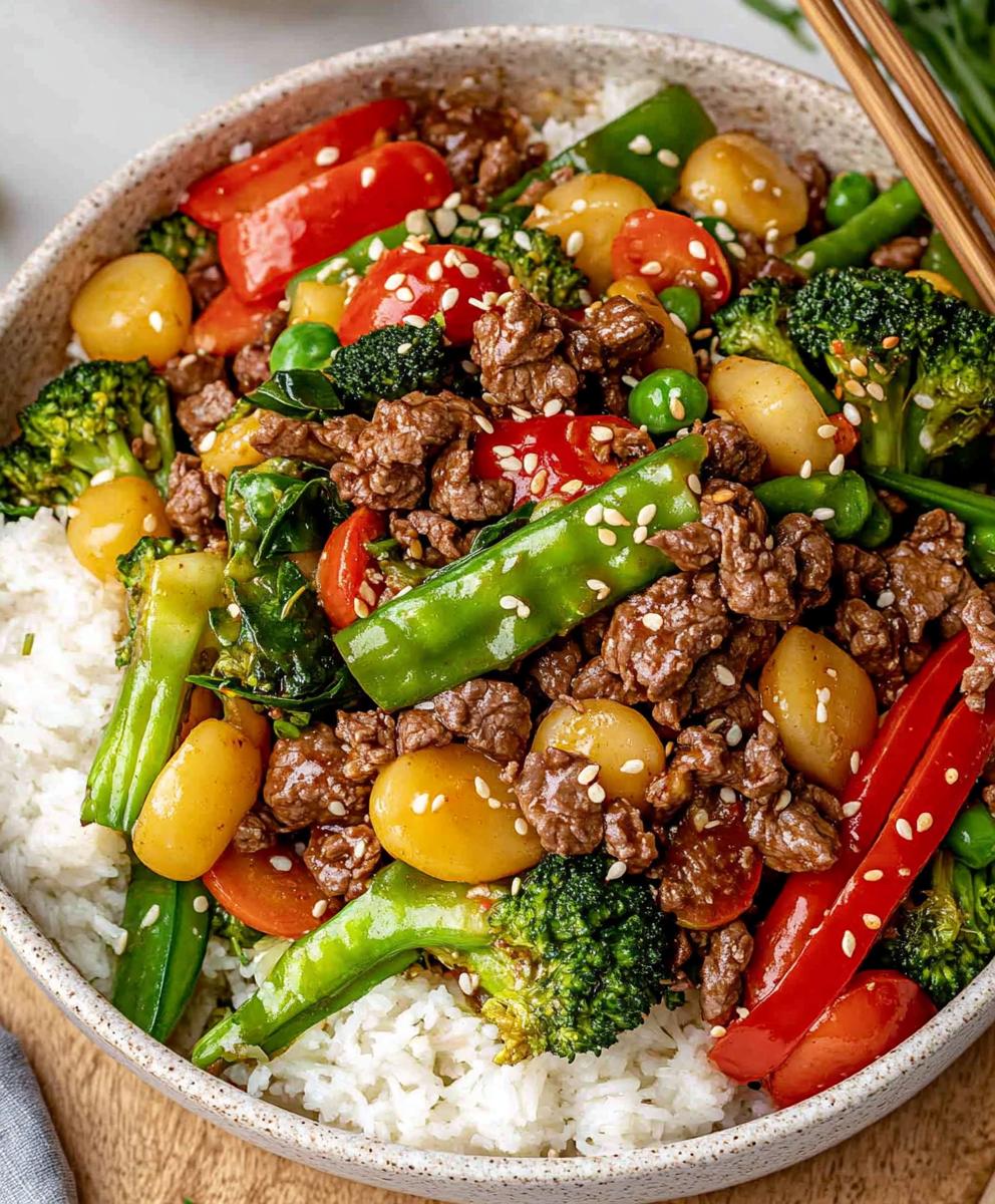 Beef Stir Fry With Vegetables Recipe
