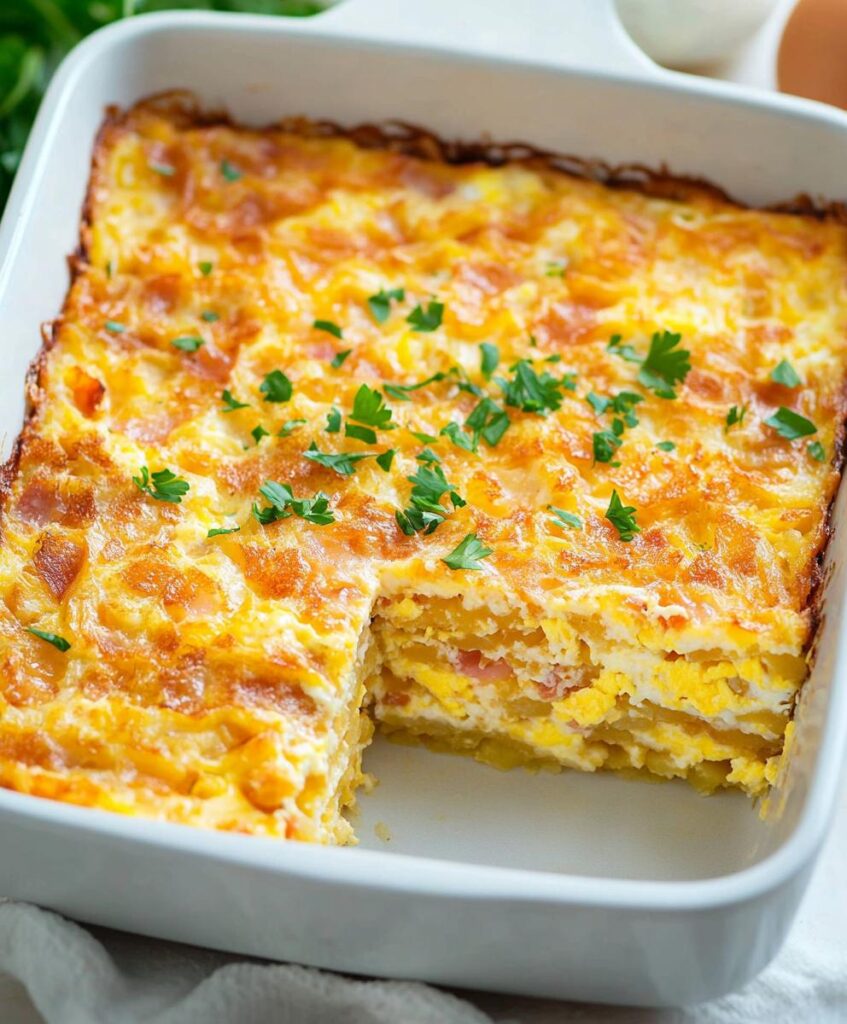 Breakfast Casserole (hash Browns & Eggs) Recipe