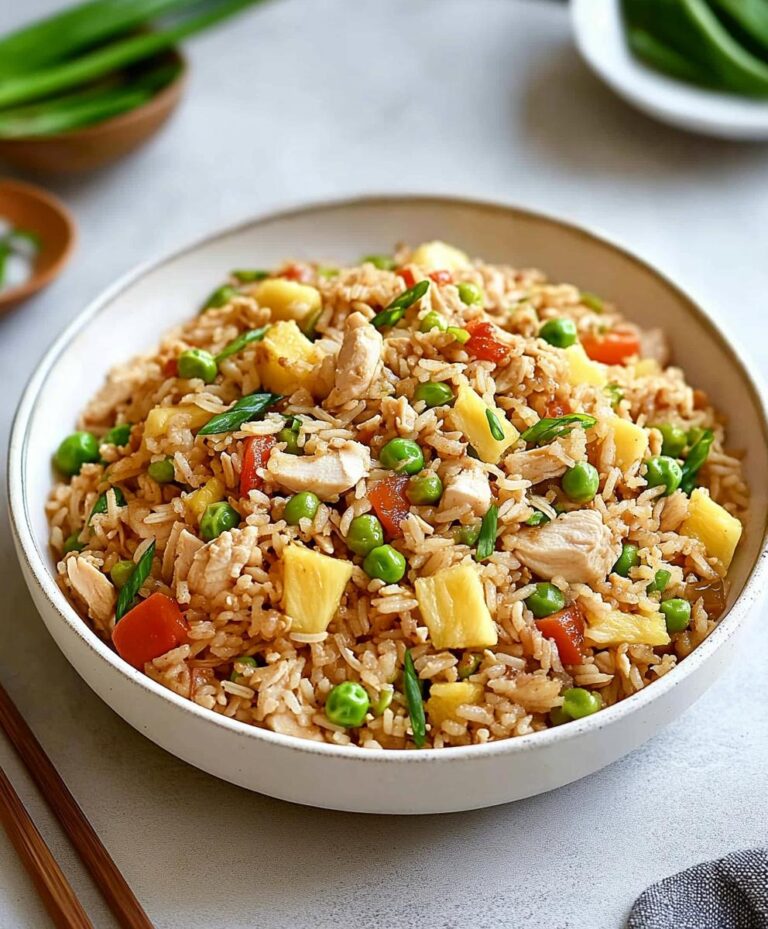 Chicken And Pineapple Fried Rice Recipe