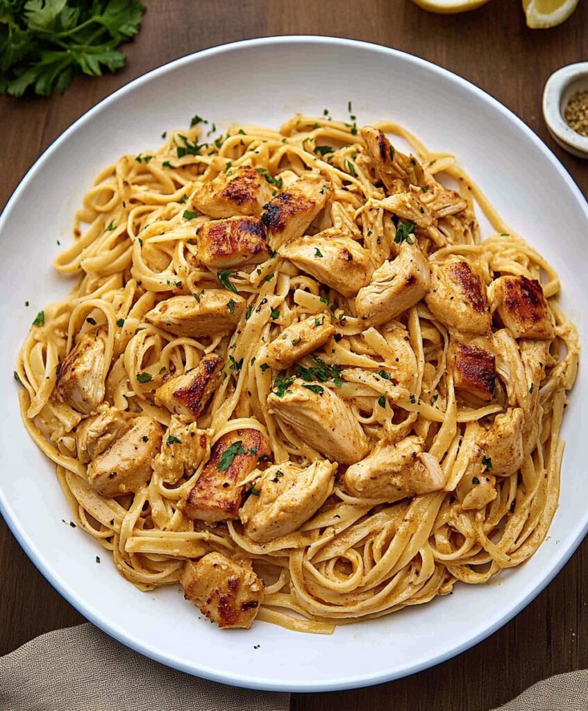 Cowboy Butter Chicken Linguine Recipe