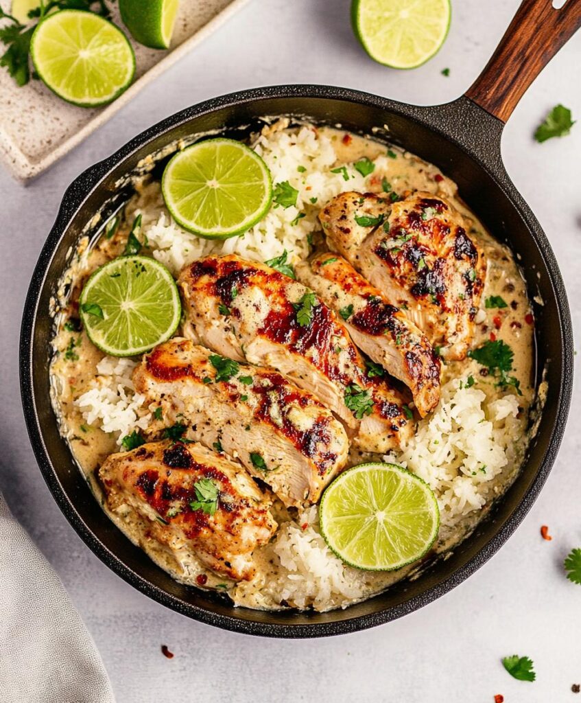 Creamy Coconut Lime Chicken Recipe