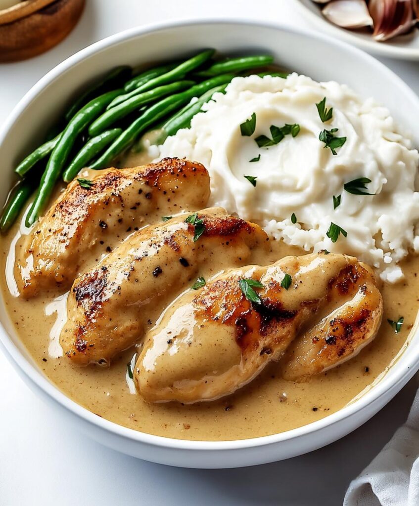Creamy Garlic Chicken Recipe