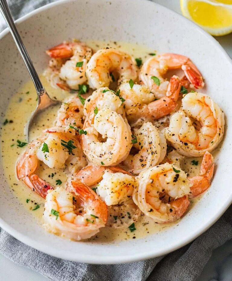 Creamy Garlic Shrimp Recipe