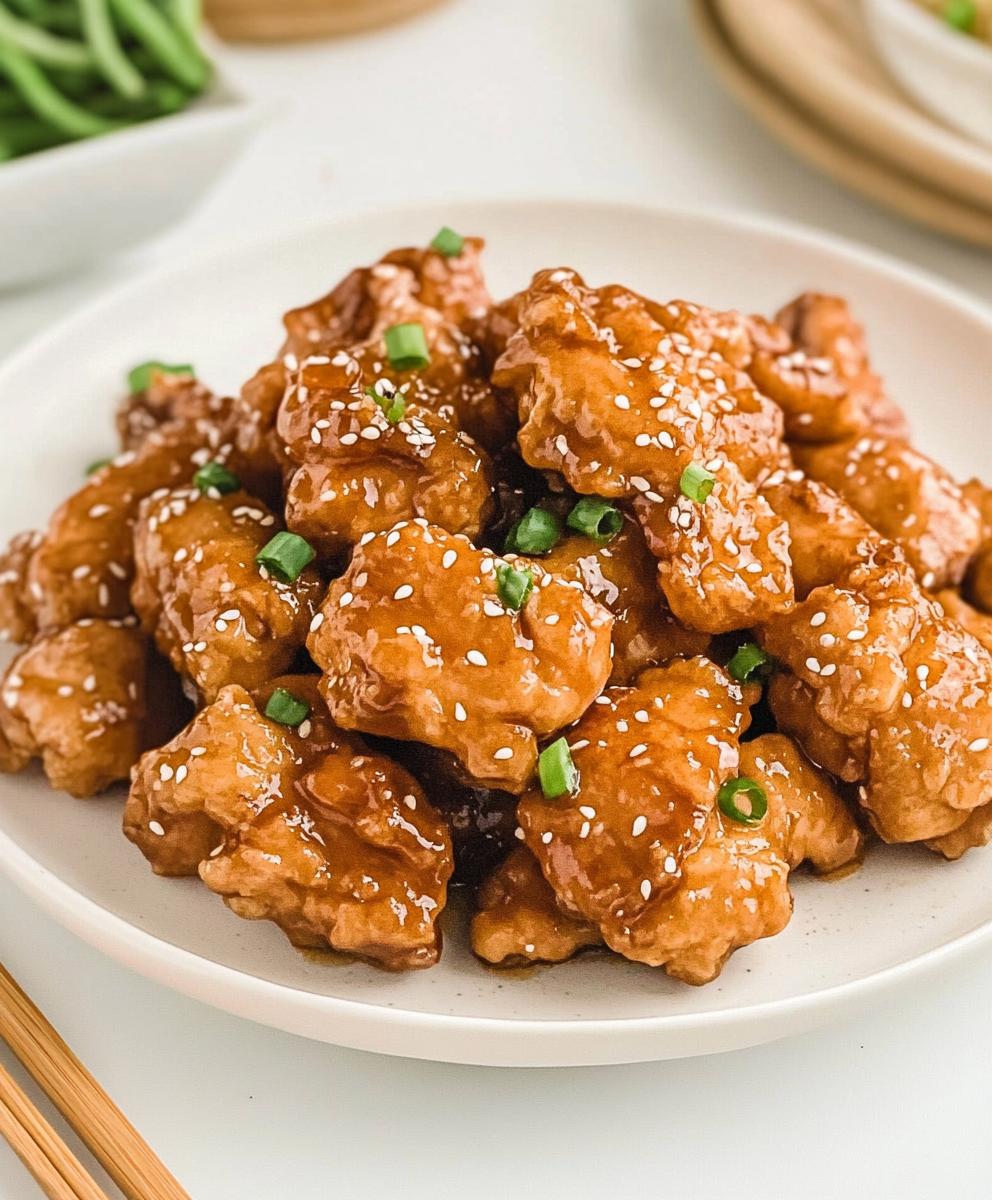 Crispy Chinese Honey Garlic Chicken Recipe