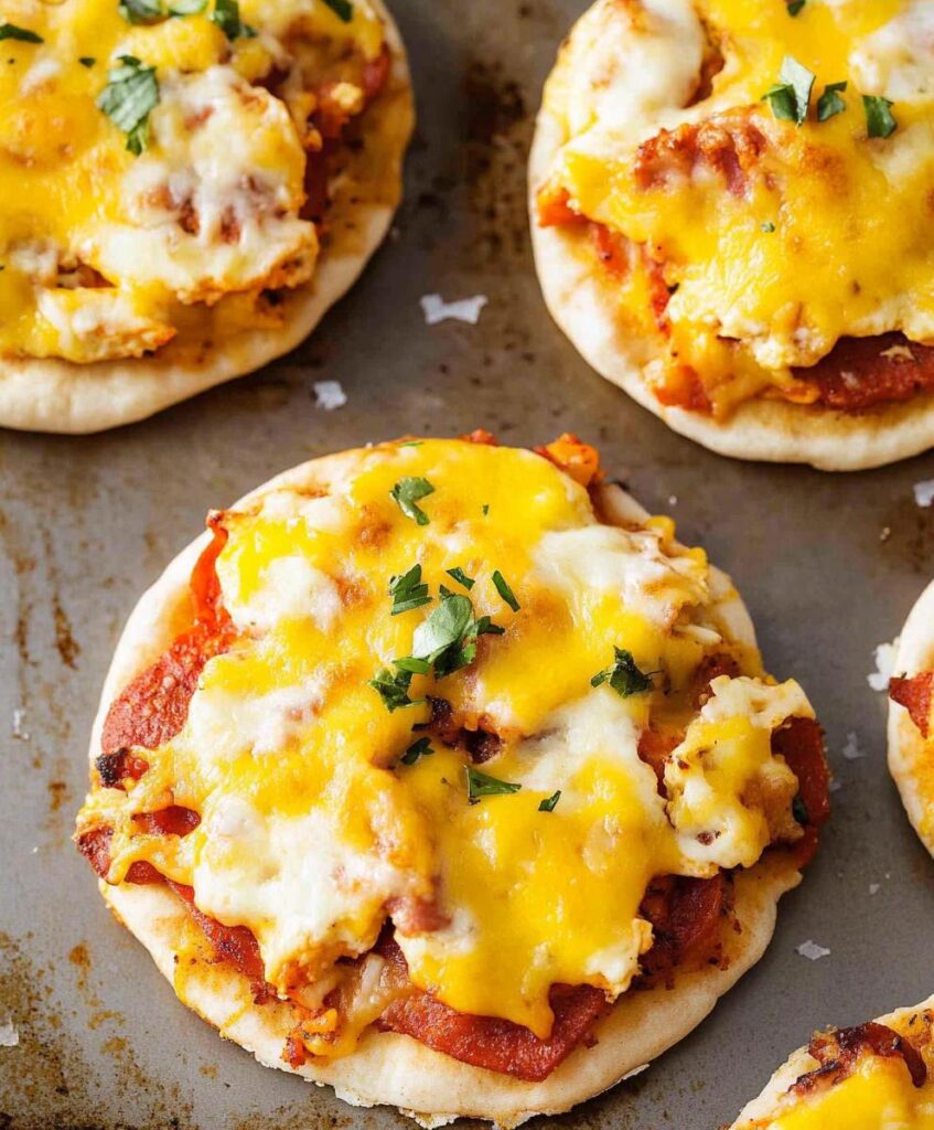 English Muffin Breakfast Pizzas Recipe