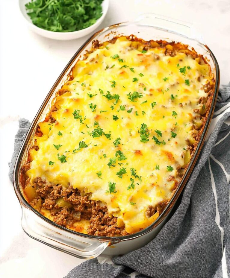 Ground Beef And Potato Casserole Recipe