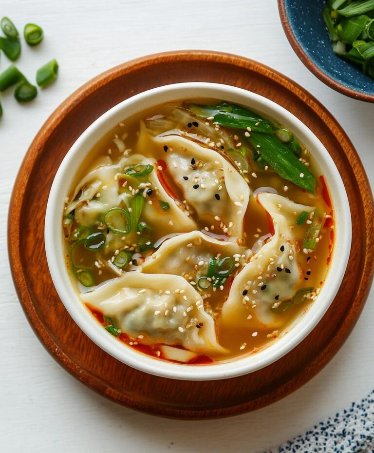 Gyoza Soup (japanese Dumpling Soup) Recipe