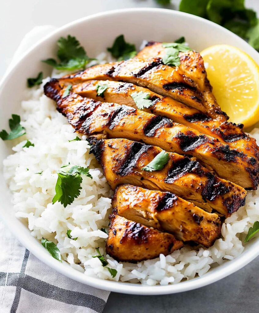 Hawaiian Chicken With Coconut Rice Recipe