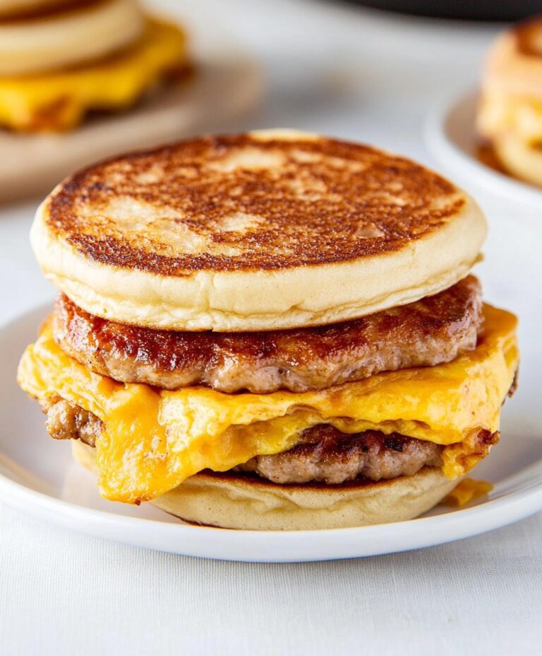 Homemade Mcgriddle Breakfast Sandwiches Recipe