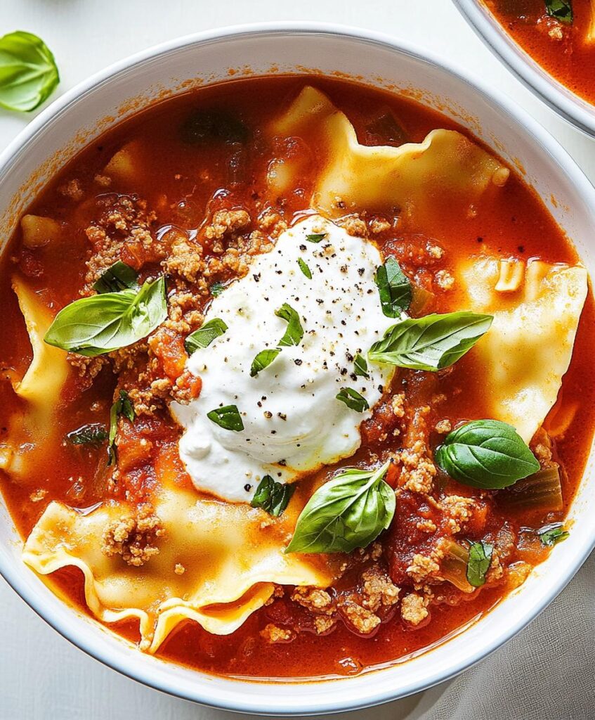 Lasagna Soup Recipe