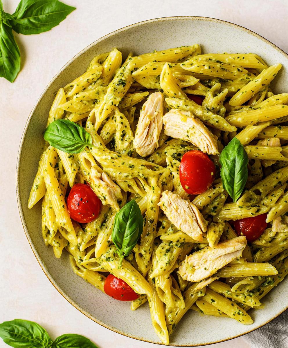 Lemon Basil Chicken Pasta Recipe