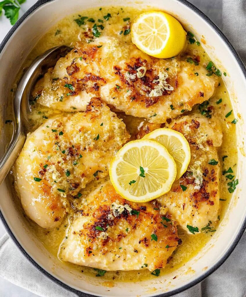 Lime Chicken With Lemon Butter Sauce Recipe