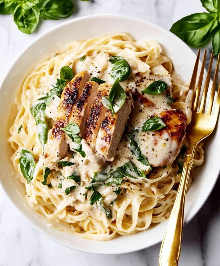Low Calorie Chicken Alfredo Recipe