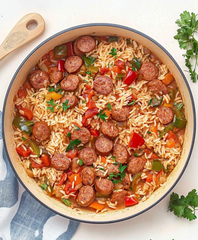 One Pot Smoked Sausage And Rice Recipe