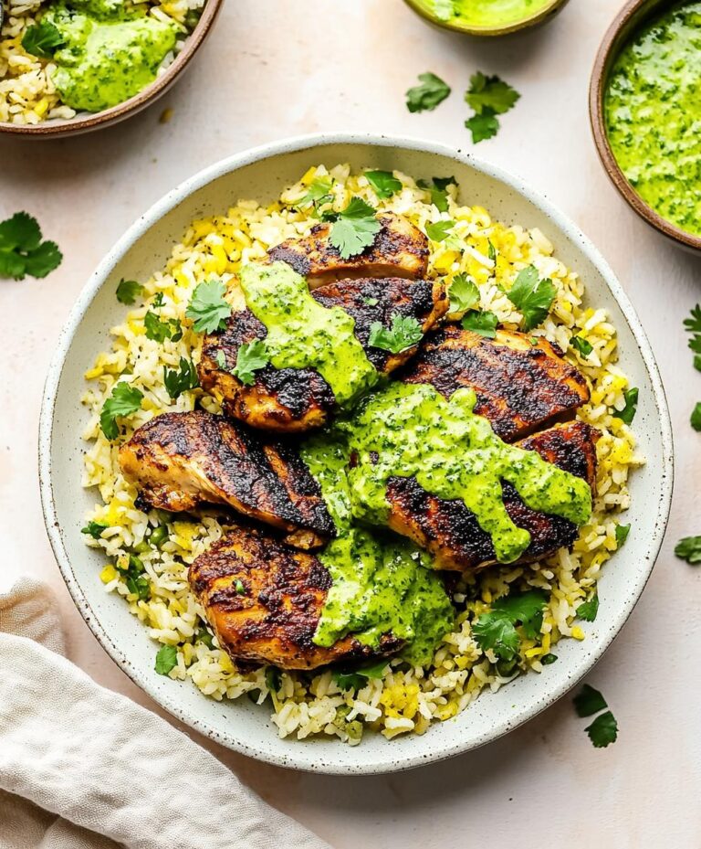 Peruvian Chicken And Rice With Green Sauce Recipe