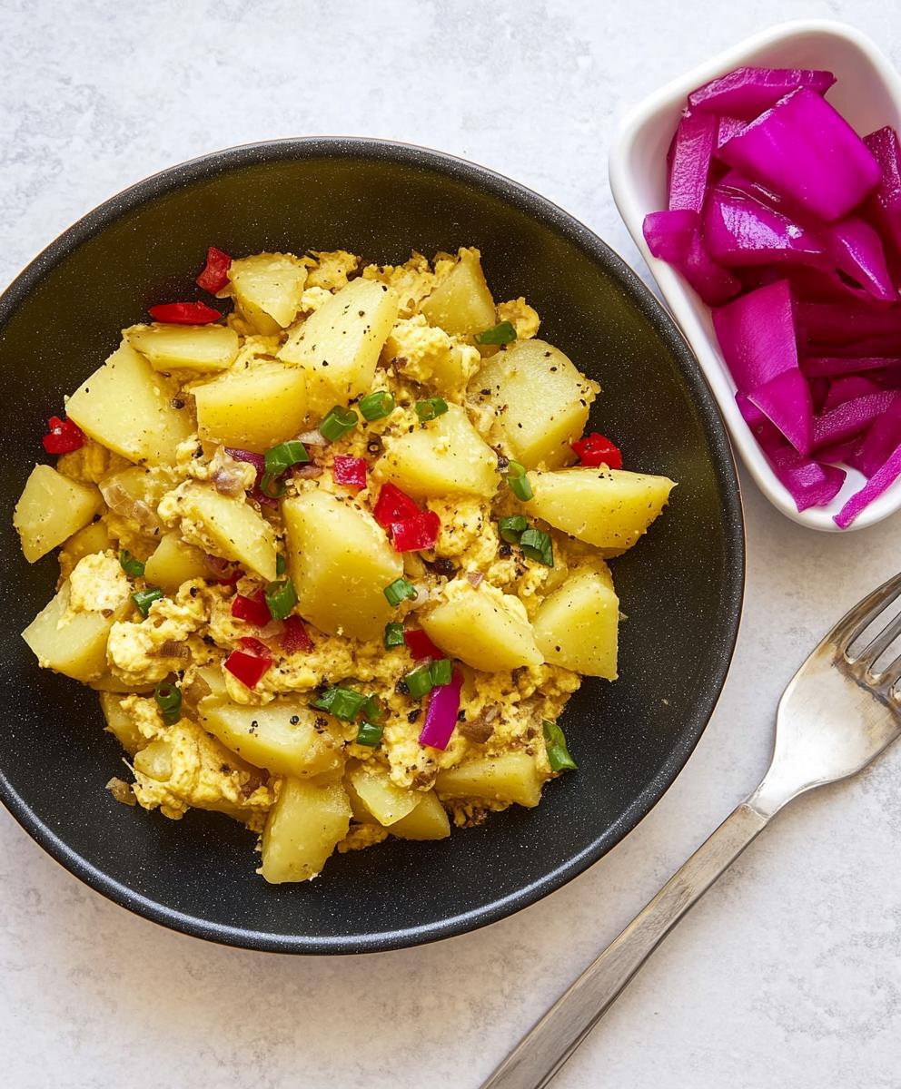 Potato And Scrambled Eggs Recipe