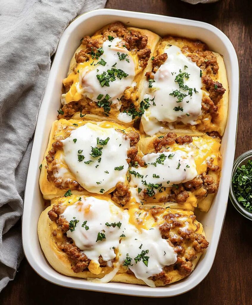 Sausage Egg And Cheese Breakfast Rolls Recipe