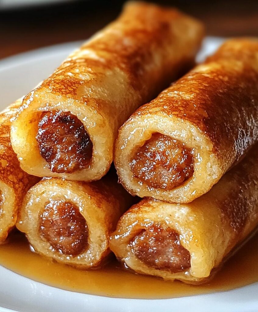 Sausage French Toast Roll-ups Recipe