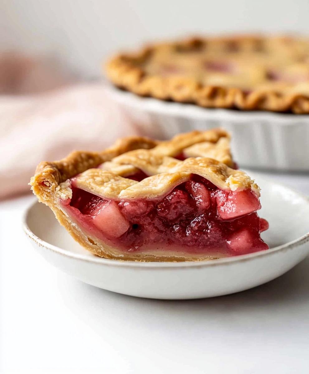 Strawberry Rhubarb Pie With Frozen Fruit Recipe