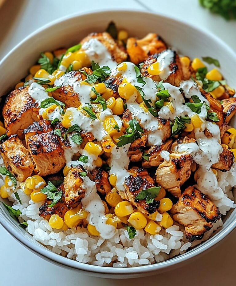 Street Corn Chicken Rice Bowl Recipe