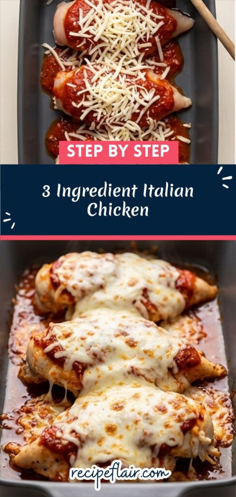 3 Ingredient Italian Chicken Recipe
