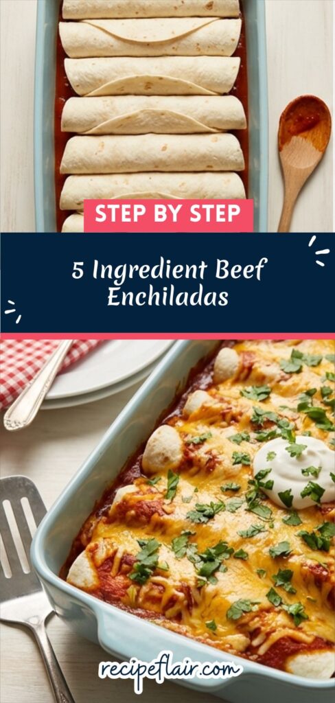 5 Ingredient Beef Enchiladas Recipe
