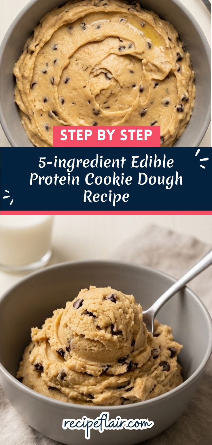 5-ingredient Edible Protein Cookie Dough Recipe