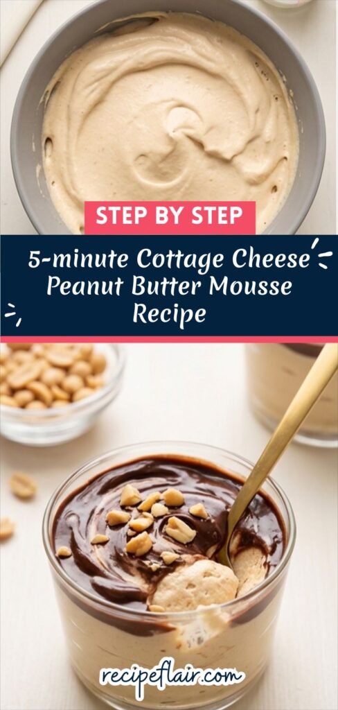 5-minute Cottage Cheese Peanut Butter Mousse Recipe