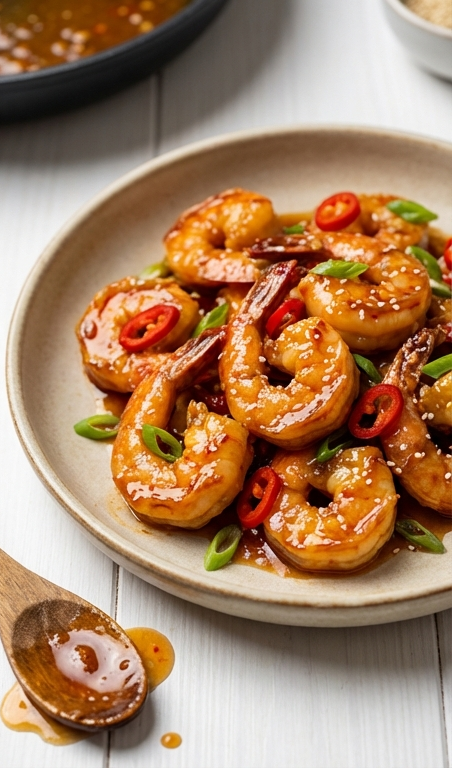 Spicy Asian Chilli Garlic Shrimp Recipe for Busy Weeknights
